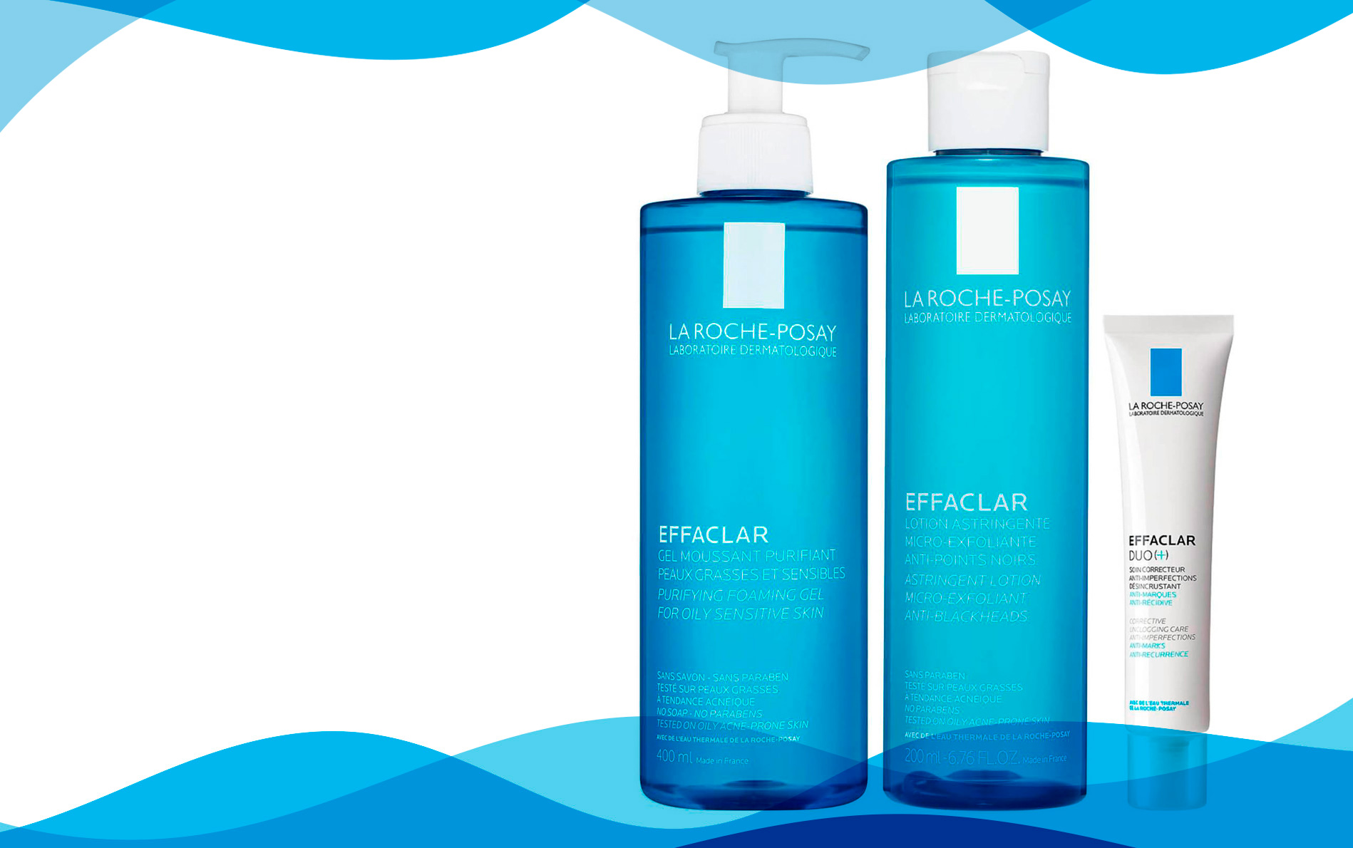 se veria un producto de la roche posay