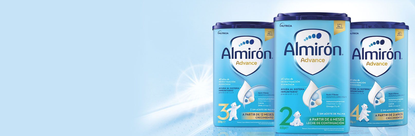 se verian 2 productos de la marca almiron